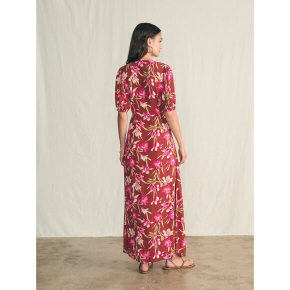 🆕FAHERTY Sorrento Maxi Dress Tropical Floral Small 4 - Picture 4 of 12